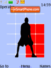 Скриншот темы Basketball Animated