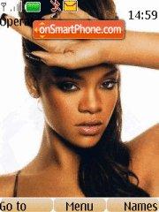 Capture d'écran Rihanna thème