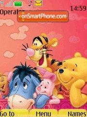 Pooh And Family es el tema de pantalla