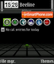 Скриншот темы HTC