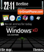 Black XD V1 tema screenshot