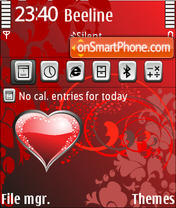 Sweet Heart 01 theme screenshot