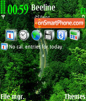 Green Road theme screenshot