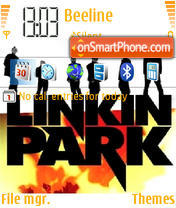 Linkin Park 10 theme screenshot