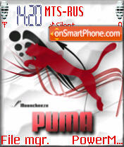 Capture d'écran Puma 3254 thème