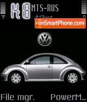 Volkswagen Beetle theme screenshot