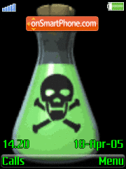 Animated Poison tema screenshot