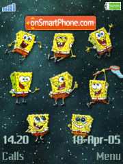 Скриншот темы Spongebob Universe
