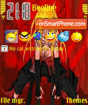 Capture d'écran Naruto2 thème