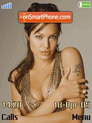 Angelina Jolie 3 theme screenshot