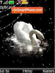 Swan Animated tema screenshot