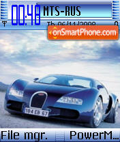 Скриншот темы Bugatti 06
