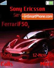 Capture d'écran Ferrari F5 thème