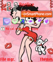 Betty Boop theme screenshot
