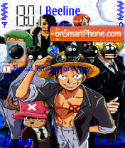 One Piece theme screenshot
