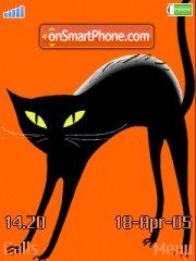 Halloween Cat theme screenshot