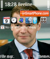 Dmitrii Medvedev theme screenshot