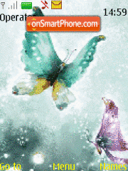 Butterfly Animated theme screenshot