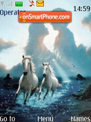 Love And Horse theme screenshot