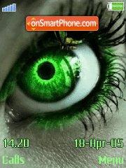 Green Eye tema screenshot