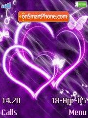 Purple heart tema screenshot