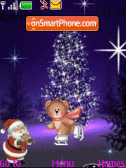 Bianco Natale theme screenshot