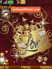 Love Animated theme screenshot