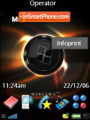 Capture d'écran Windows Dark thème