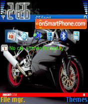 Ducati Extreme tema screenshot