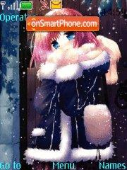 Capture d'écran Anime Winter thème