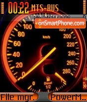Speed Meter tema screenshot