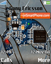 Sony Ericsson Inside tema screenshot