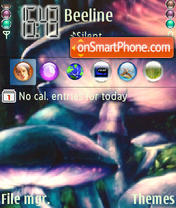 Mushroom tema screenshot
