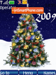 Capture d'écran New Year's tree animated thème