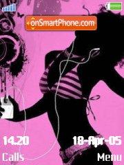 Capture d'écran iPod Pink thème