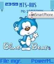 Blue Bear tema screenshot