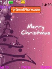 Merry Christmas Animated tema screenshot