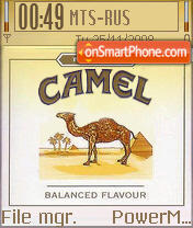 Capture d'écran Camel 03 thème
