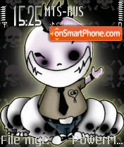 Skull Boy theme screenshot