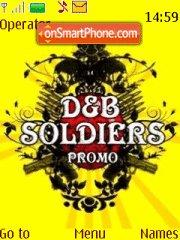 Dnb Soldiers theme screenshot