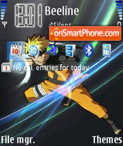 Capture d'écran Naruto Vista thème