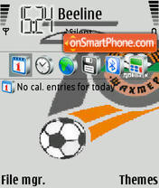 Capture d'écran FK Shahtyor2 thème