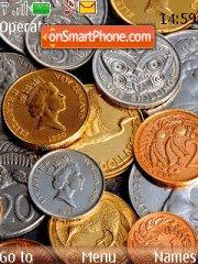 Money Coins tema screenshot
