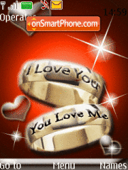 Wedding Rings theme screenshot