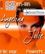 Angelina Jolie 03 theme screenshot