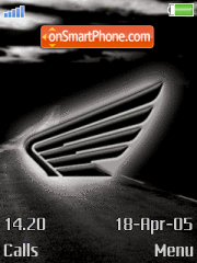 Скриншот темы Honda logo
