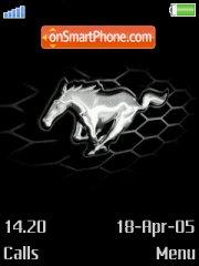 Capture d'écran Mustang logo thème