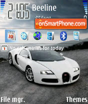 Скриншот темы Bugatti Veyron 08