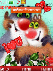 Smile cat Animated theme screenshot