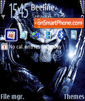 Capture d'écran Predator thème